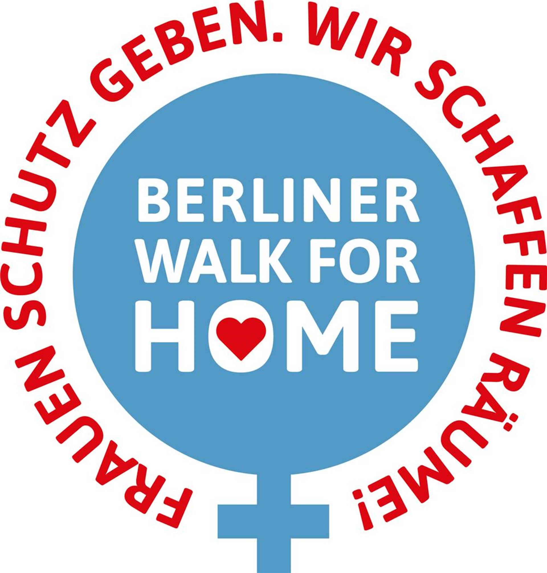 Logo des Berliner Walk for Home - Gewaltschutz für Frauen