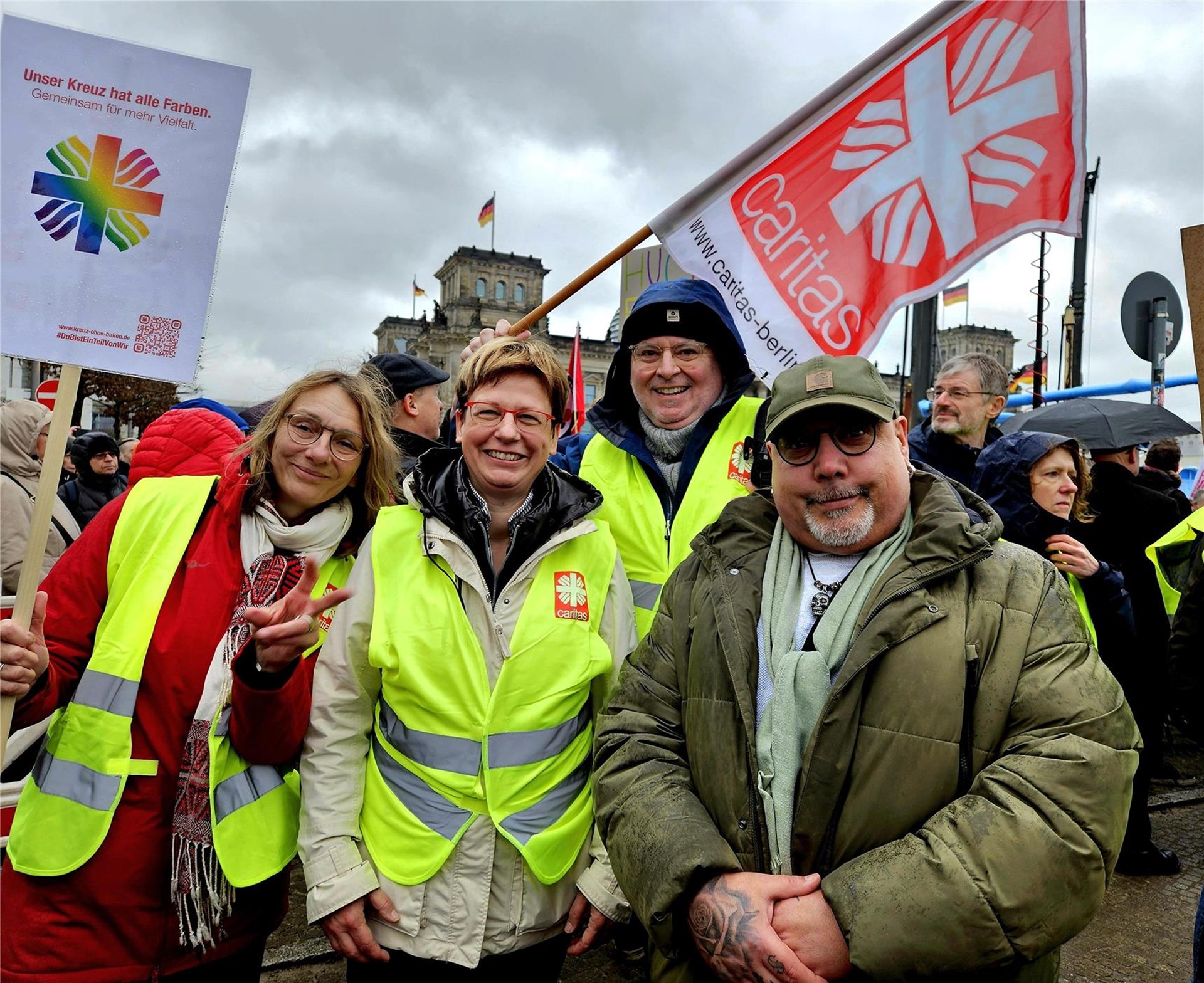 Gruppenbild mit Cornelia Piekarski, Ulrike Kostka, Thomas Gleißner, Sven Schoß