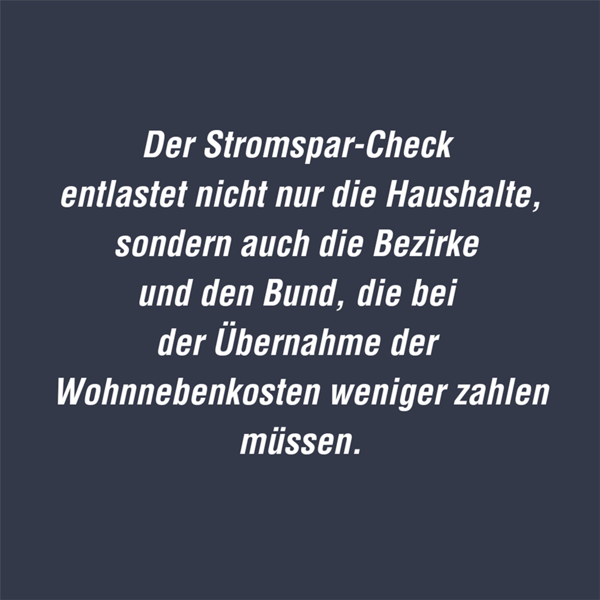 Infos Stromspar Check Bund